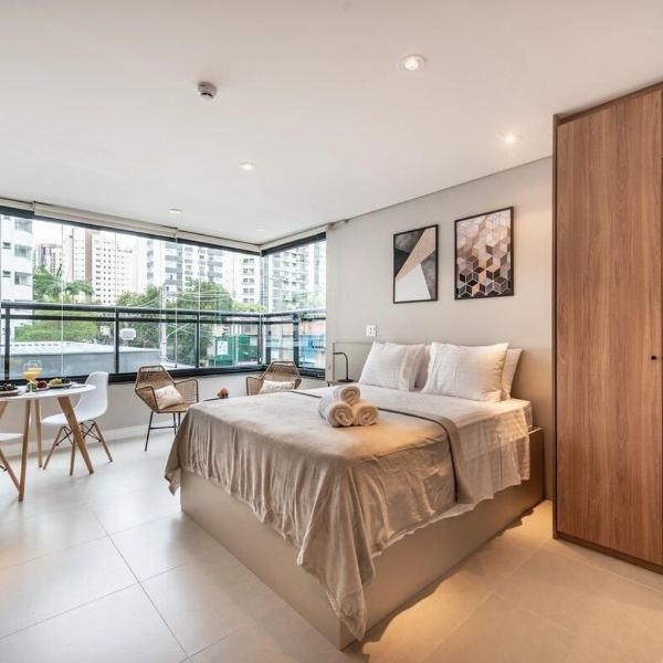 BHaus Moema Dstay | Studio Family Deluxe | 1o andar | Cama Queen | Academia | Lavanderia | Coworking | Próximo ao Metrô e Shopping Ibirapuera | Sem vaga de garagem | Acomoda 2 adultos e 1 criança - ds12 - Foto 2