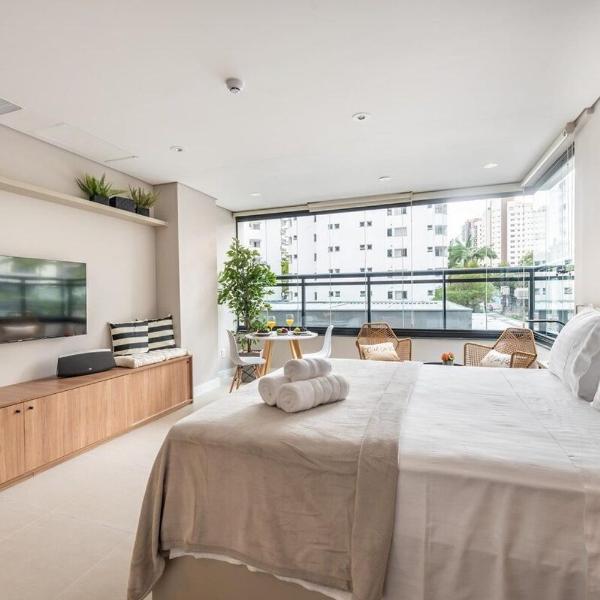 BHaus Moema Dstay | Studio Family Deluxe | 1o andar | Cama Queen | Academia | Lavanderia | Coworking | Próximo ao Metrô e Shopping Ibirapuera | Sem vaga de garagem | Acomoda 2 adultos e 1 criança - ds12 - Foto 5