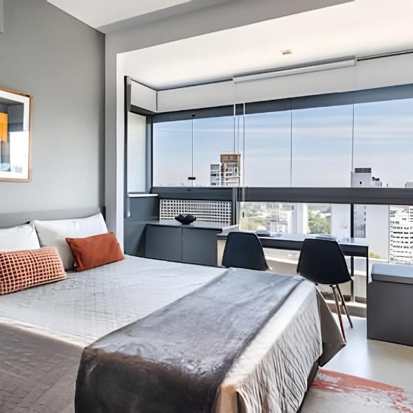 Bhaus VN Oscar Freire - Studio com Vista Jardins 17o andar - Ao lado do metrô - Academia - Lavanderia - Coworking - Mini mercado - Estacionamento Pago no Prédio - OF0