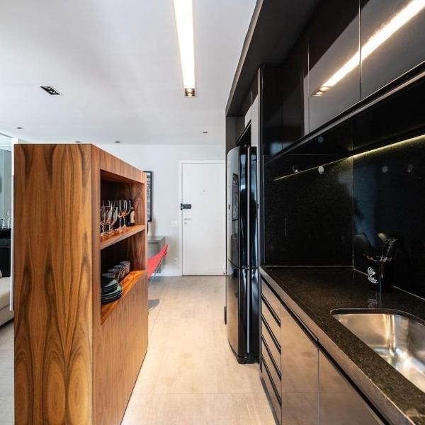 BHaus Bela Vista Bela Cintra - Apartamento Deluxe 1 quarto com varanda - Linda Vista 20o andar - 50m2 - Academia - Piscina - Coworking - Portaria 24h - Lavanderia - Shopping Frei Caneca - vaga de garagem - Metrô - bc21 - Foto 3