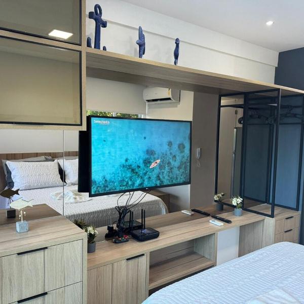 Flat Luxo com Piscina Privativa