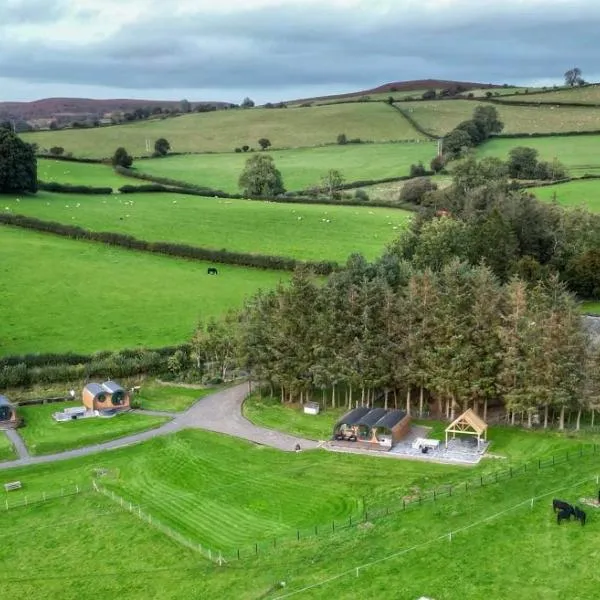 Great House Farm Luxury Pods and Self Catering, hotel in Crickadarn