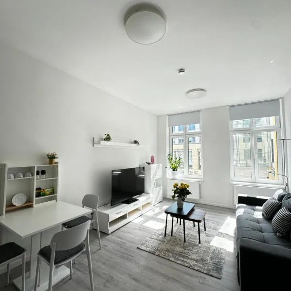 Viesnīca Modernes Apartment am Marienplatz Šverīnē