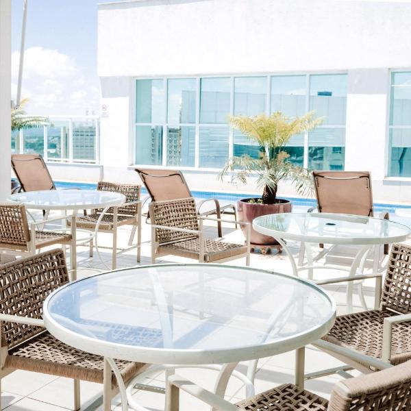 Flat Premium, confortável e novo, lazer completo e academia, ao lado da ESPLANADA no Saint Moritz Brasília Hotel - Foto 4