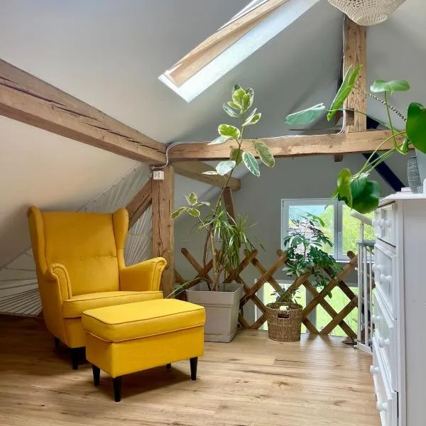 Barn Apartment in an Old Farmhouse near Vaduz, hotel v destinaci Sevelen