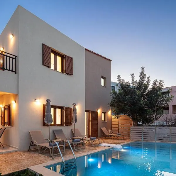 PROVILLAS - Ι, ΙΙ & ΙΙΙ - Luxury Villas with private pool near Retrymno, hotel v destinácii Atsipopoulo