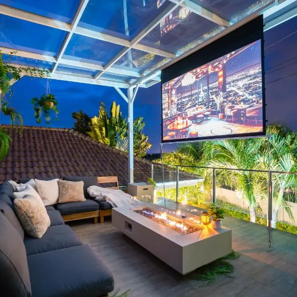 Kira Japandi Escape with Sauna & Rooftop cinema, hotel in Hua Hin