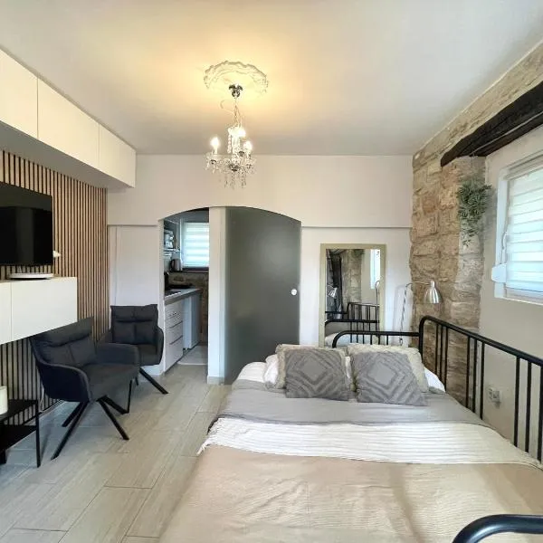 Villa AMore Radini Istrian romantic Studio with private parking and terrace, hotel v destinácii Brtonigla