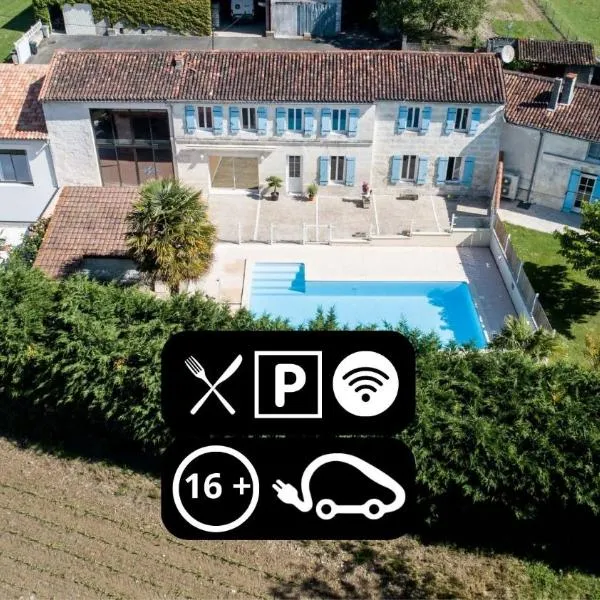 Les Cuves - Saintes – hotel w mieście Chaniers