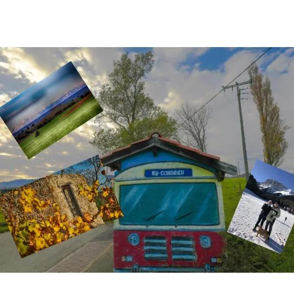 CONDRIEU appartement 1 er et parking voiture vélo, hótel í Condrieu