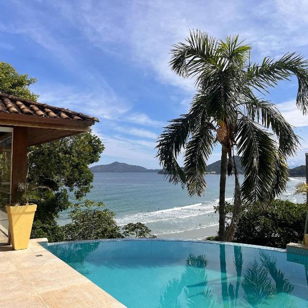 Casa com Piscina de Borda Infinita e Vista para o Mar l Ubatuba