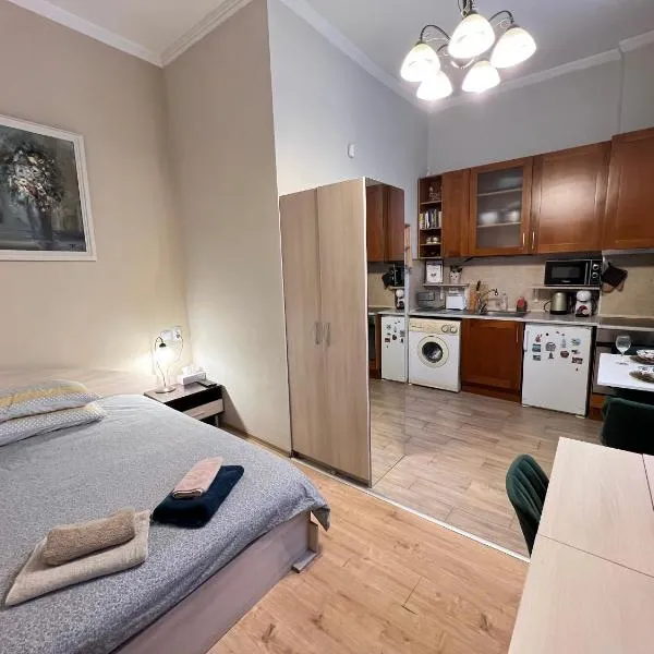 Budapest Central Cozy Studio w Working Space and WiFi, hotel in Sofia
