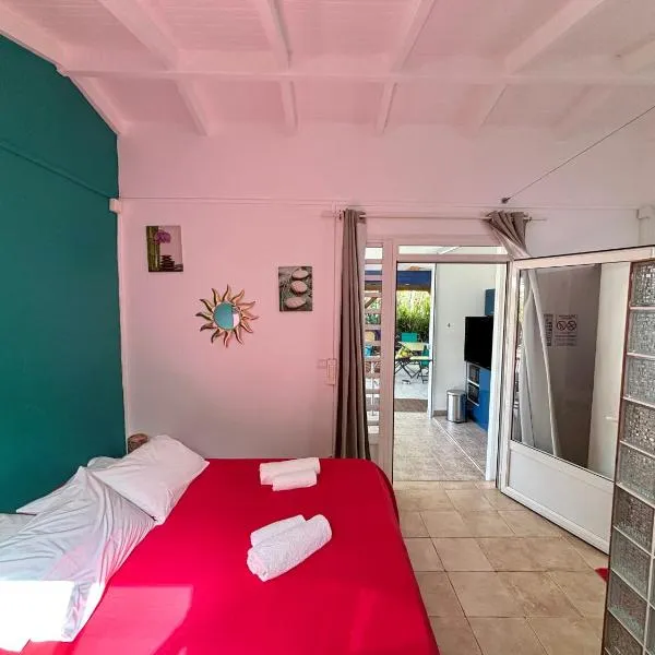 Anse-Bertrand에 위치한 호텔 Gîtes Les Bienheureux - Piscine, Hamak, Terrasse