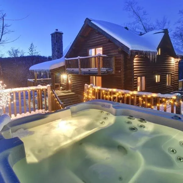 Chic Familiale, Relaxant avec spa en montagnes、Labelleのホテル