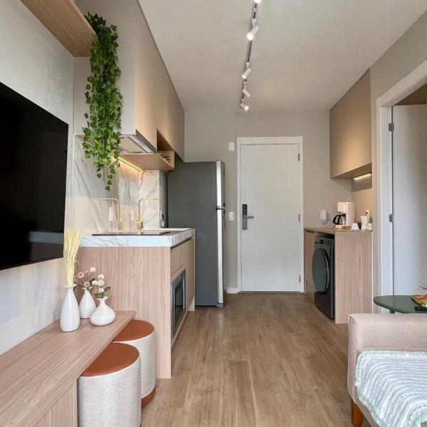 Studio Próx ao Shopping Eldorado e Metrô Faria com Piscina e Academia