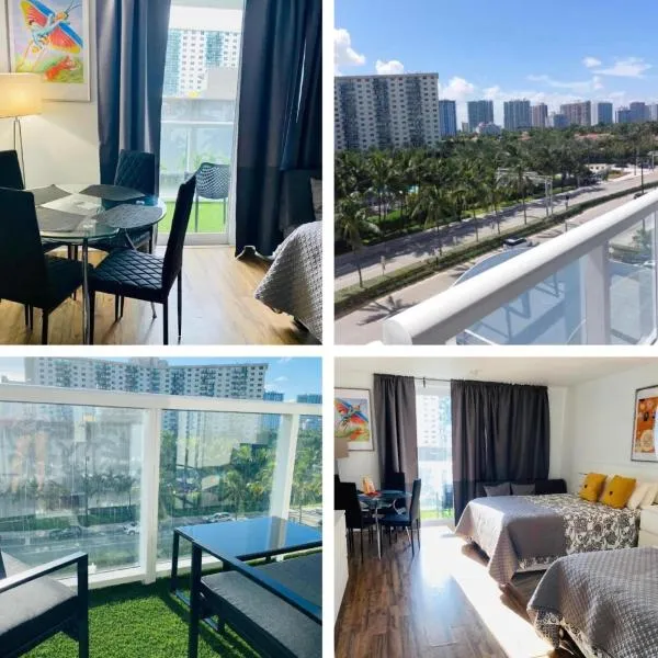 Departamento sobre la Playa con vista a la Collins Ave, hotel in Sunny Isles Beach