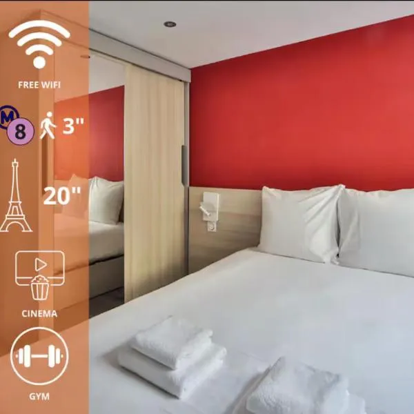 06.Studio#Charenton#Fitness#Cinema – hotel w mieście Charenton-le-Pont