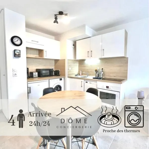 T2 cosy - Idéal curistes et escapade bien-être, hôtel à Châtel-Guyon