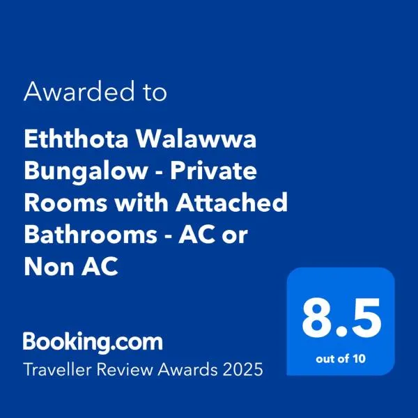 Eththota Walawwa Bungalow - Private Rooms with Attached Bathrooms - AC or Non AC, hotel v destinaci Anuradhápura