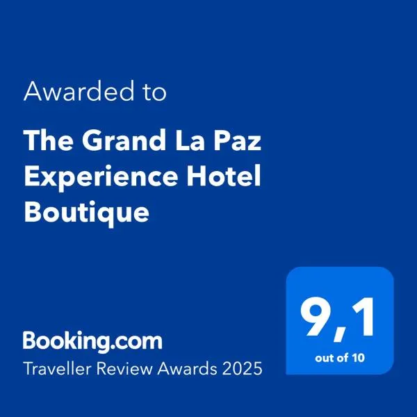 The Grand La Paz Experience Hotel Boutique, hotel in La Paz