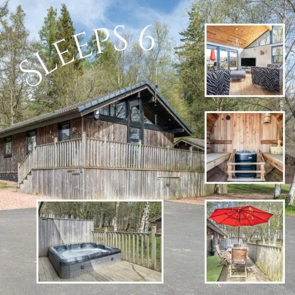 Luxury Cabin With Hot Tub, Sauna & Outdoor Dining, hotel v destinaci Otterburn