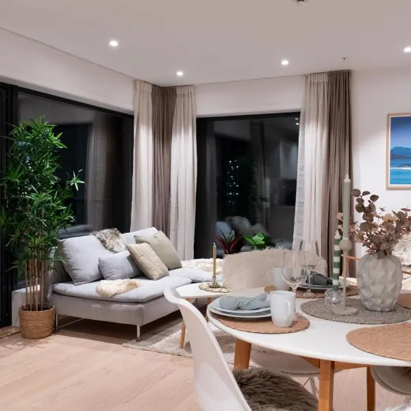 Viesnīca Moderne leilighet med terrasse i Tromsø Trumsē