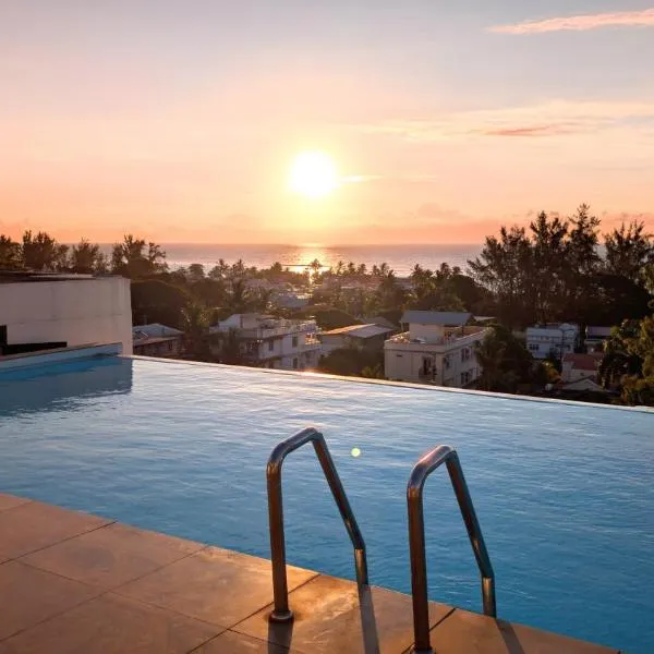 Beach house apartment with pool、フリック・アン・フラックのホテル