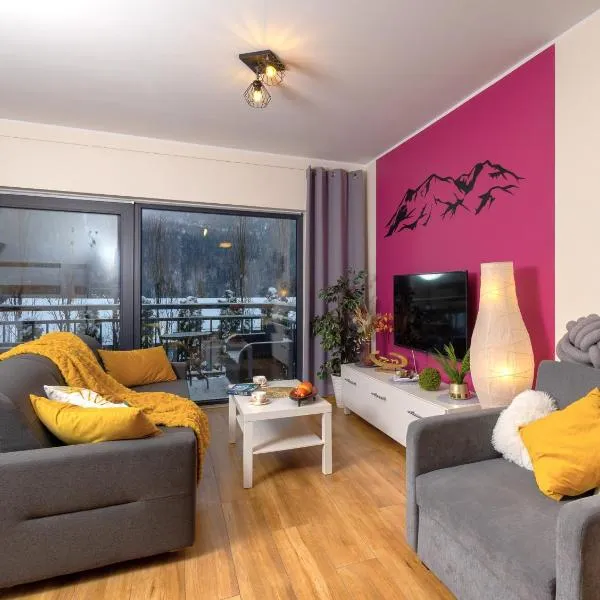 Beskid Apartment 6 z widokiem na góry, Sauna, Jacuzzi, hotel v destinaci Szczyrk
