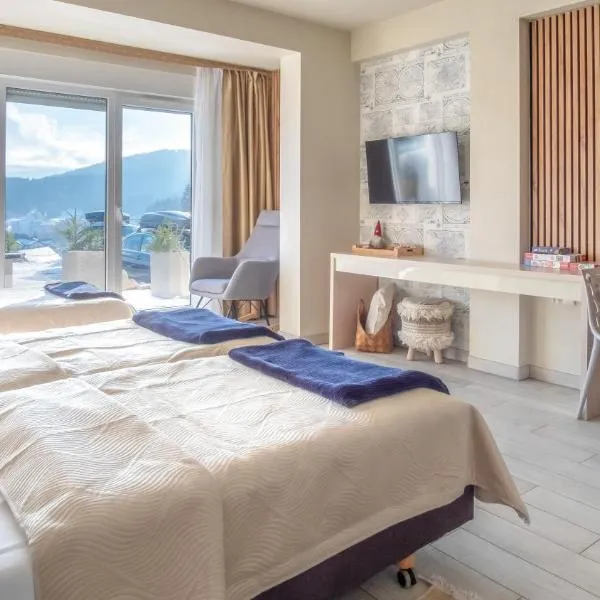 Apartament Górski z Widokiem "Czarna Góra Resort" - Sauna - Narciarnia - Parking – hotel w mieście Sienna