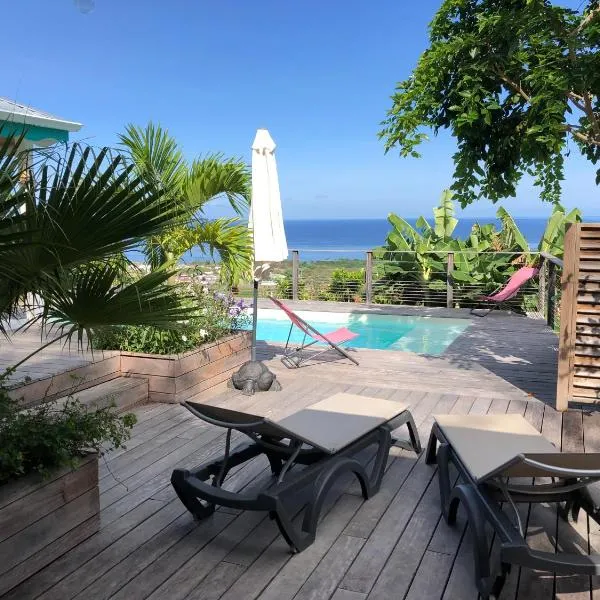 Villa Kazami avec piscine et vue mer, готель у місті В'єз-Абітан
