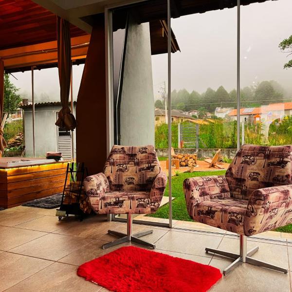 Refúgio em Gramado com Hidromassagem e Lareira