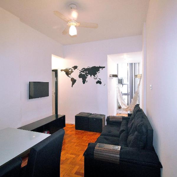 Apartamento aconchegante de 2 quartos p/ 4 pessoas