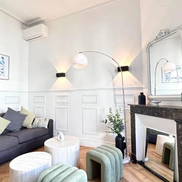Appartement Haussmannien Gare Centre-ville Clim, hotel en Montpellier