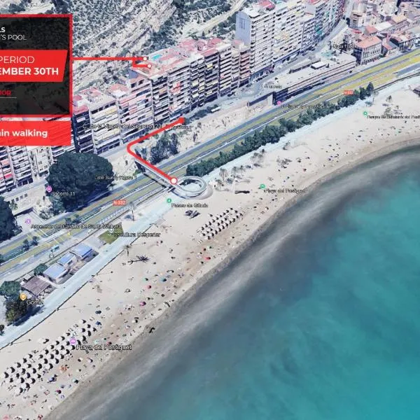 Céntrico, reformado, frente a playa de Alicante y piscina, khách sạn ở Alicante