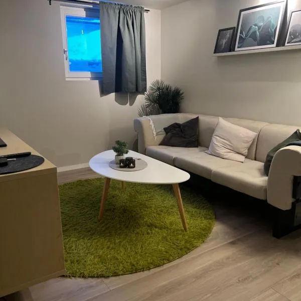 Bright and pleasant basement apartment near downtown, Lys og trivelig kjellerleilighet i sentrumsnært, hotel v destinaci Kirkenes