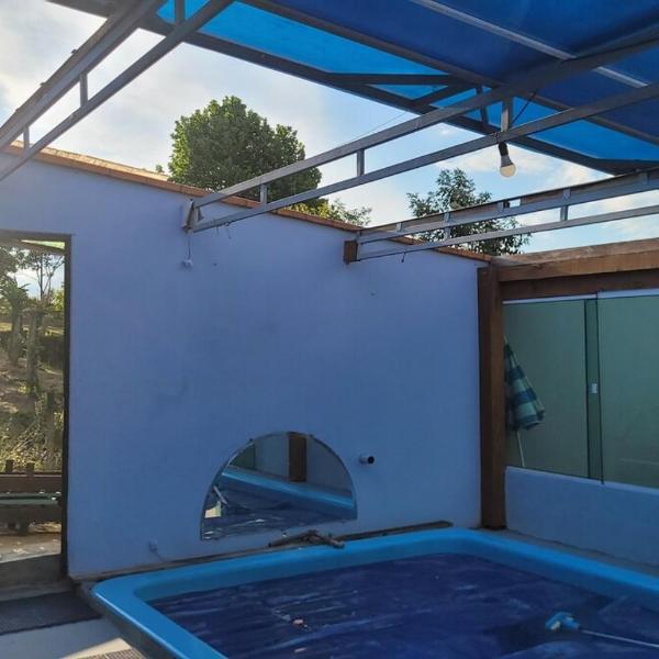 Casa de sítio com piscina coberta, sala de jogos e fogão a lenha - Foto 4
