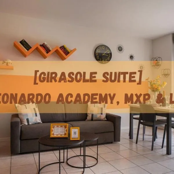 Girasole Suite Leonardo Academy, MXP & Lakes, hotel in Sesto Calende