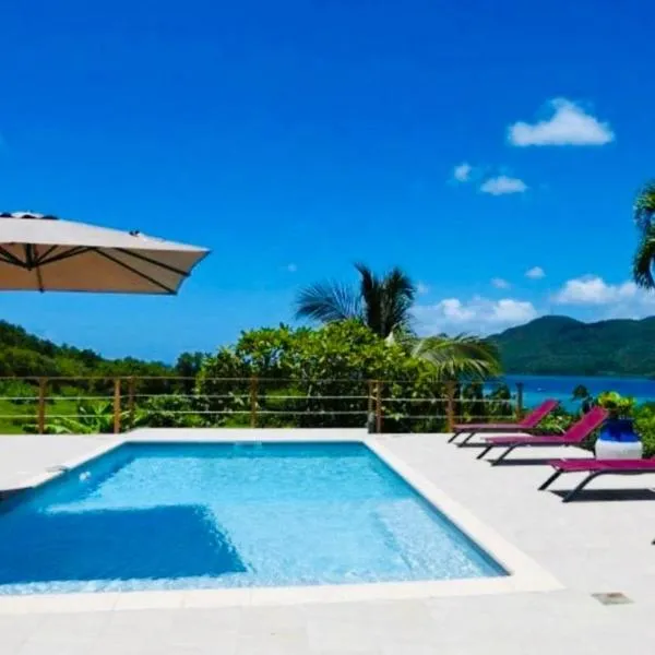 Magnifique villa piscine vue mer à 180, hotel in Sainte-Anne