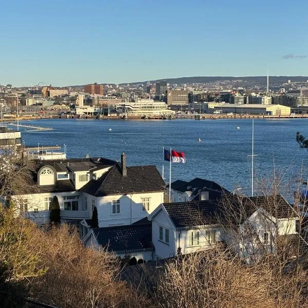 Fantastic apartment with garden and sea view on Bygdøy, hotel in Oslo