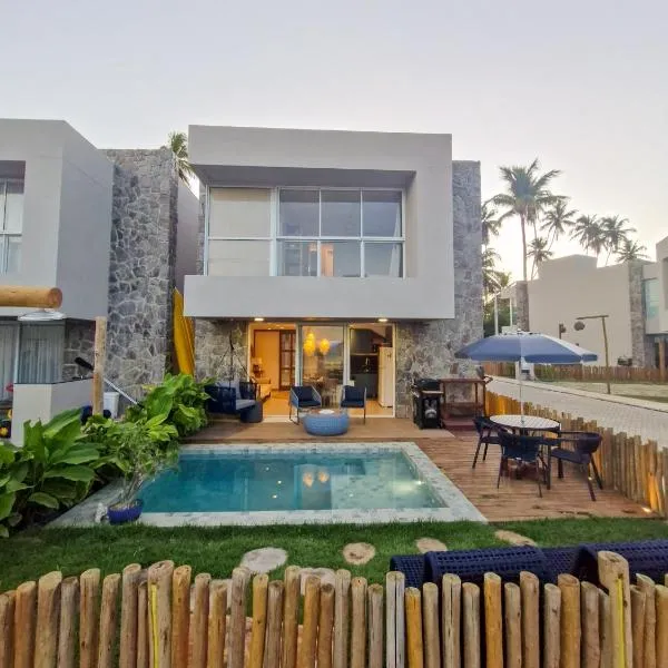 Casa Boho-Rota dos Milagres-Condomínio pé na areia, hotel in Passo de Camarajibe