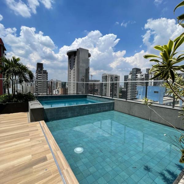 Studio com piscina a 6 min a pé do Metrô Fradique Coutinho - Foto 4