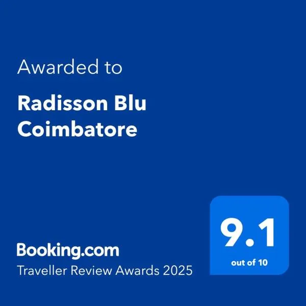 Radisson Blu Coimbatore, hotel v destinaci Kójamputtúr