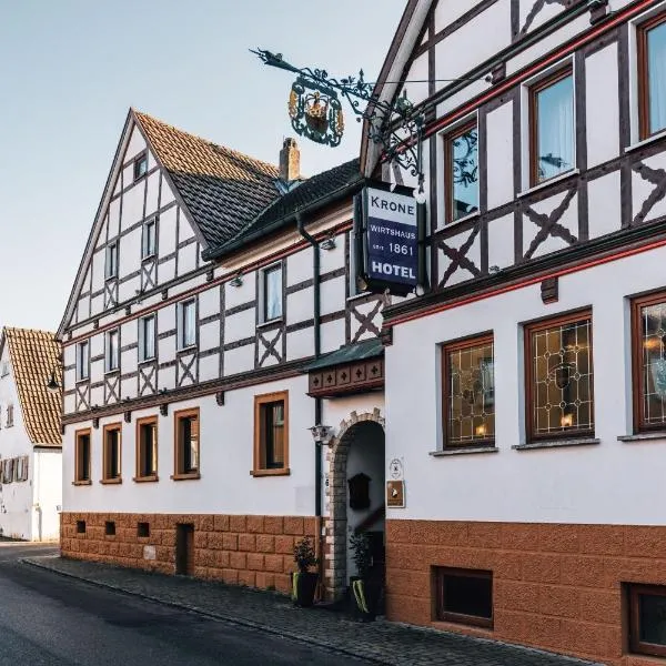 Krone das Hotel, hotel v destinaci Tauberrettersheim