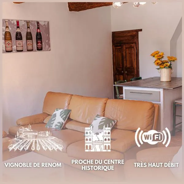 Maison Pegau, 2 chambres au centre de Châteauneuf-du-Pape PEGAU B&B – hotel w mieście Châteauneuf-du-Pape