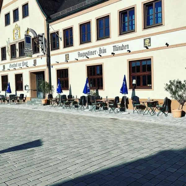 Gasthof Zur Post, hotel v destinaci Wolnzach