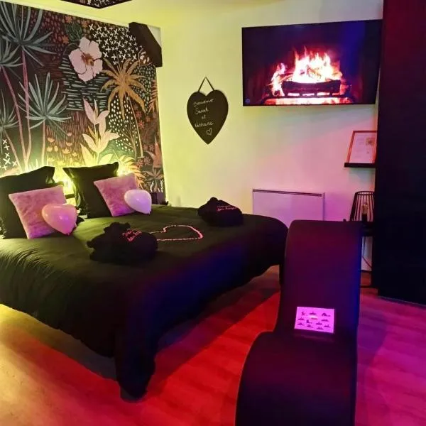 Love room Spa "Trésor des Anges", hotel v destinaci Rouen
