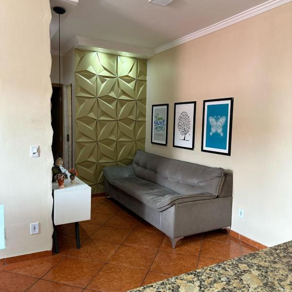 Apartamento de 2 quartos, sala cozinha e banheiro