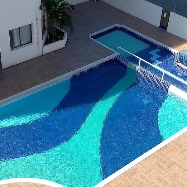 Flat Resort Estrela do Mar Vista mar Piscinas aquecida fria e Hidro - Foto 4