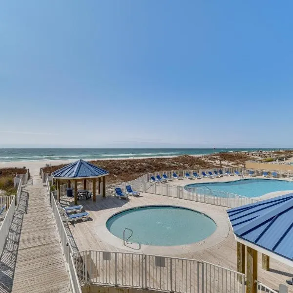 Orange Beach Retreat with 4 Pools - Walk to Beach!, hotel in Gulf Shores