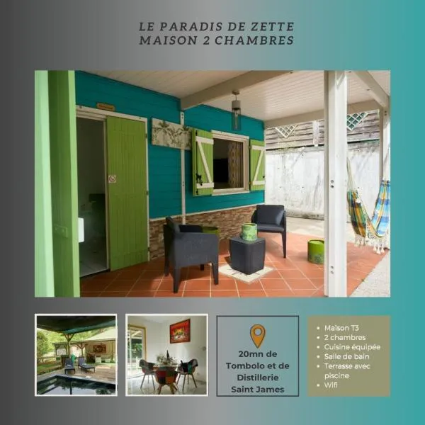 Le Paradis de Zette, hotel v mestu La Trinité